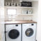 Beautiful Ideas For Tiny Laundry Spaces33