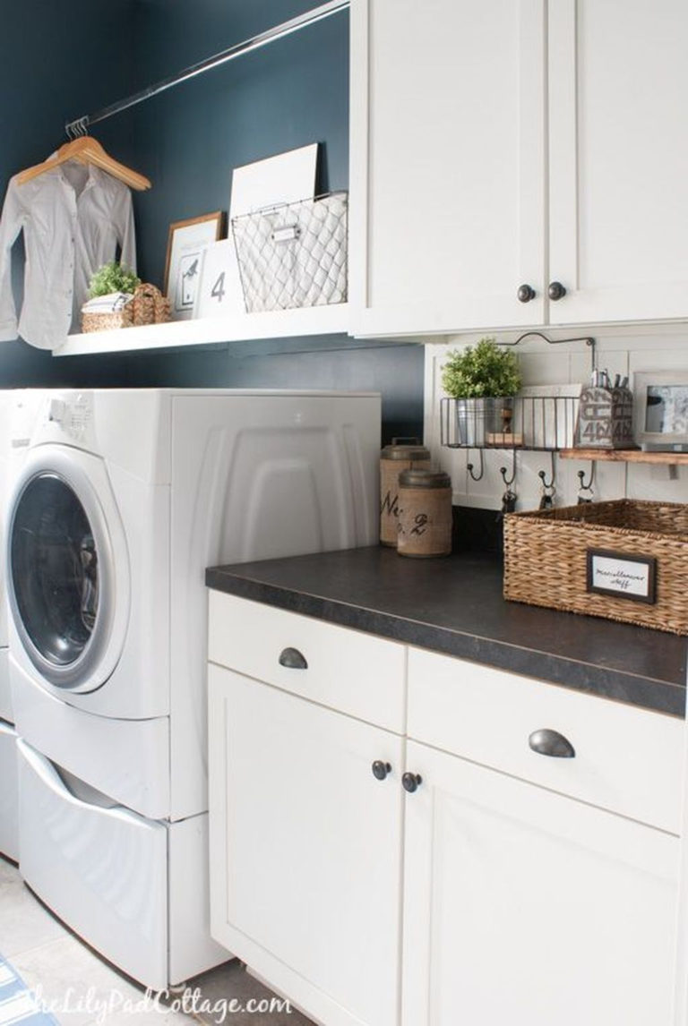 Creative Diy Laundry Room Ideas26 – HOMISHOME