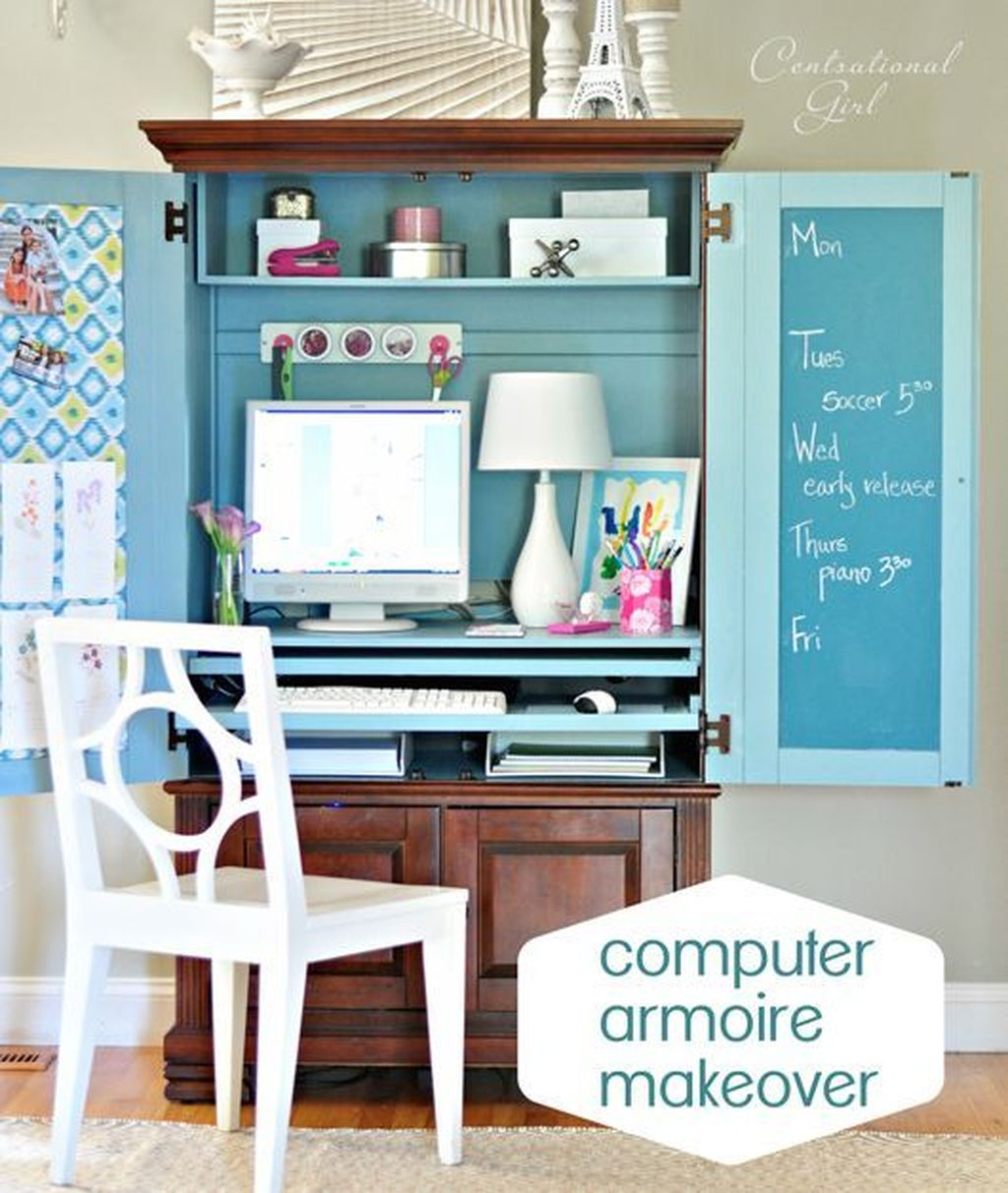 Diy Awesome Home Office Organizing Ideas47