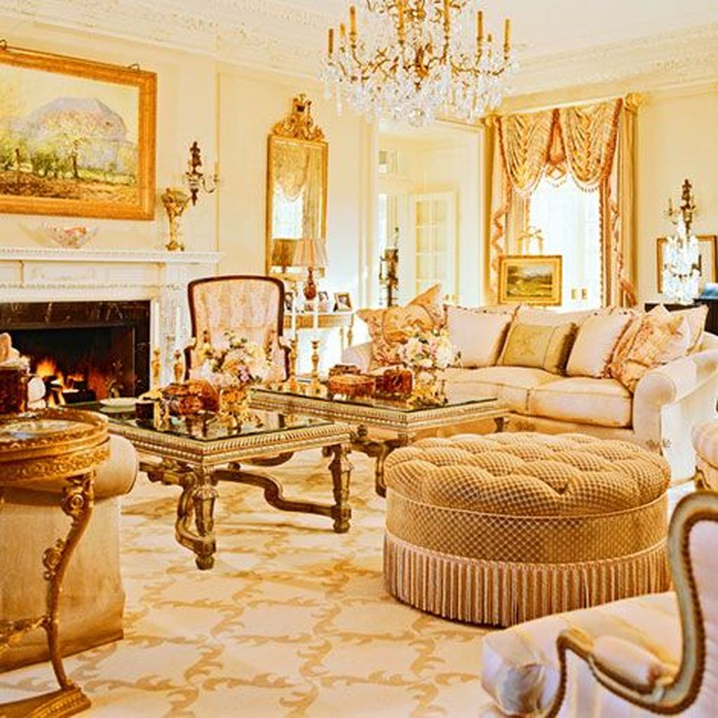 40 Extraordinary French Country Living Room Decor Ideas