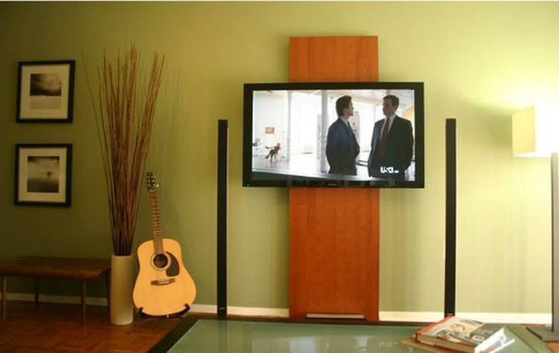 Top Fantastic Way To Hide Your Tv Diy Projects40