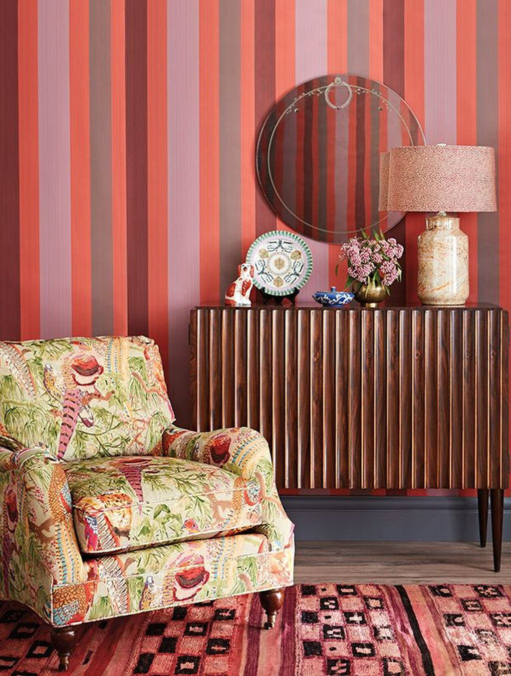 39 Awesome Striped Painted Wall Design And Decorating Ideas