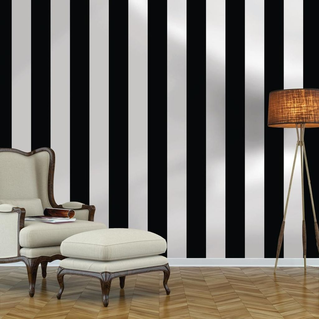 39 Awesome Striped Painted Wall Design And Decorating Ideas - HOMISHOME