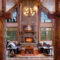 Gorgeous Log Cabin Style Home Interior Design16