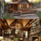 Gorgeous Log Cabin Style Home Interior Design20