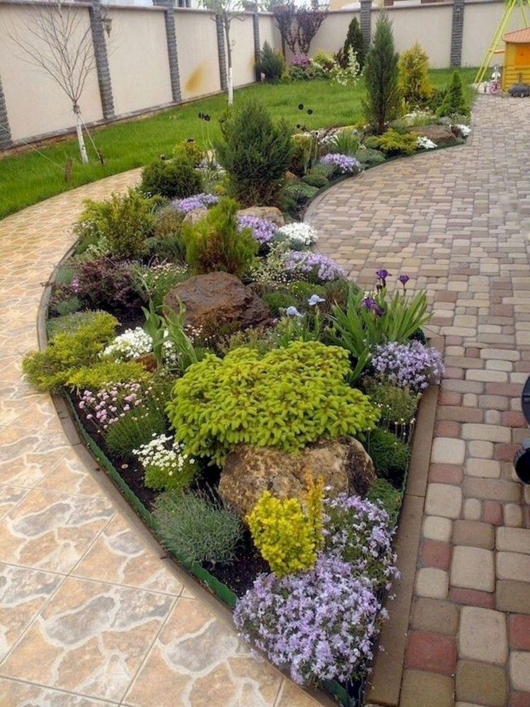 Incredible Flower Bed Design Ideas For Your Small Front Landscaping29 Homishome