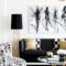 Wonderful Black White And Gold Living Room Design Ideas02