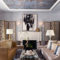 Wonderful Black White And Gold Living Room Design Ideas21