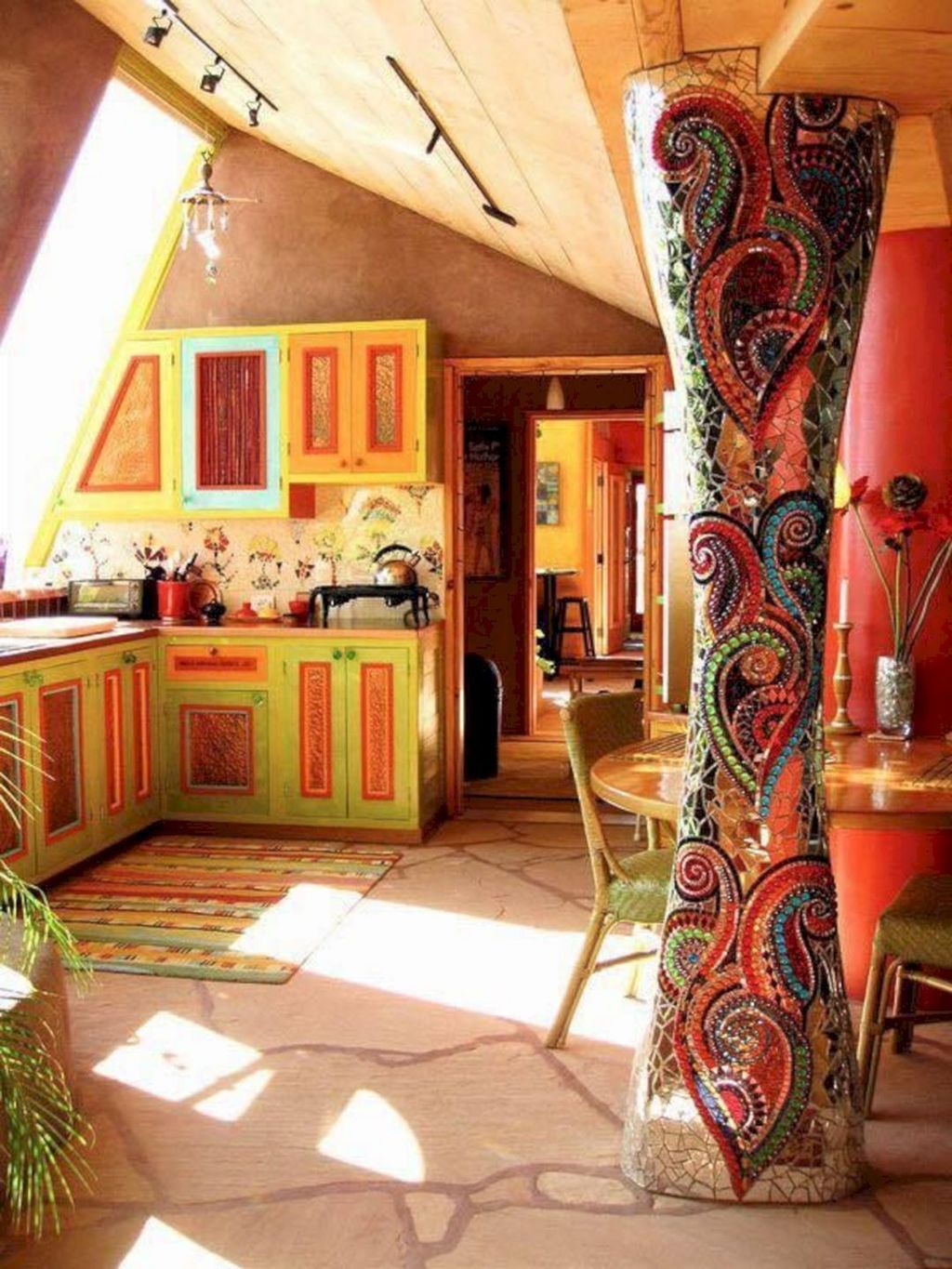 Awesome Bohemian Kitchen Design Ideas For Comfortable Cooking02