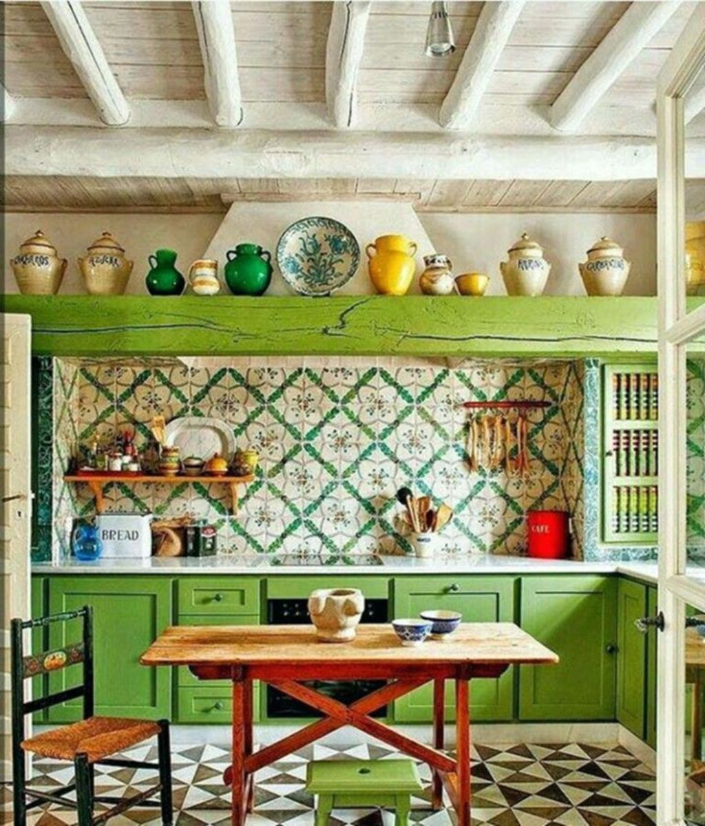 Awesome Bohemian Kitchen Design Ideas For Comfortable Cooking03
