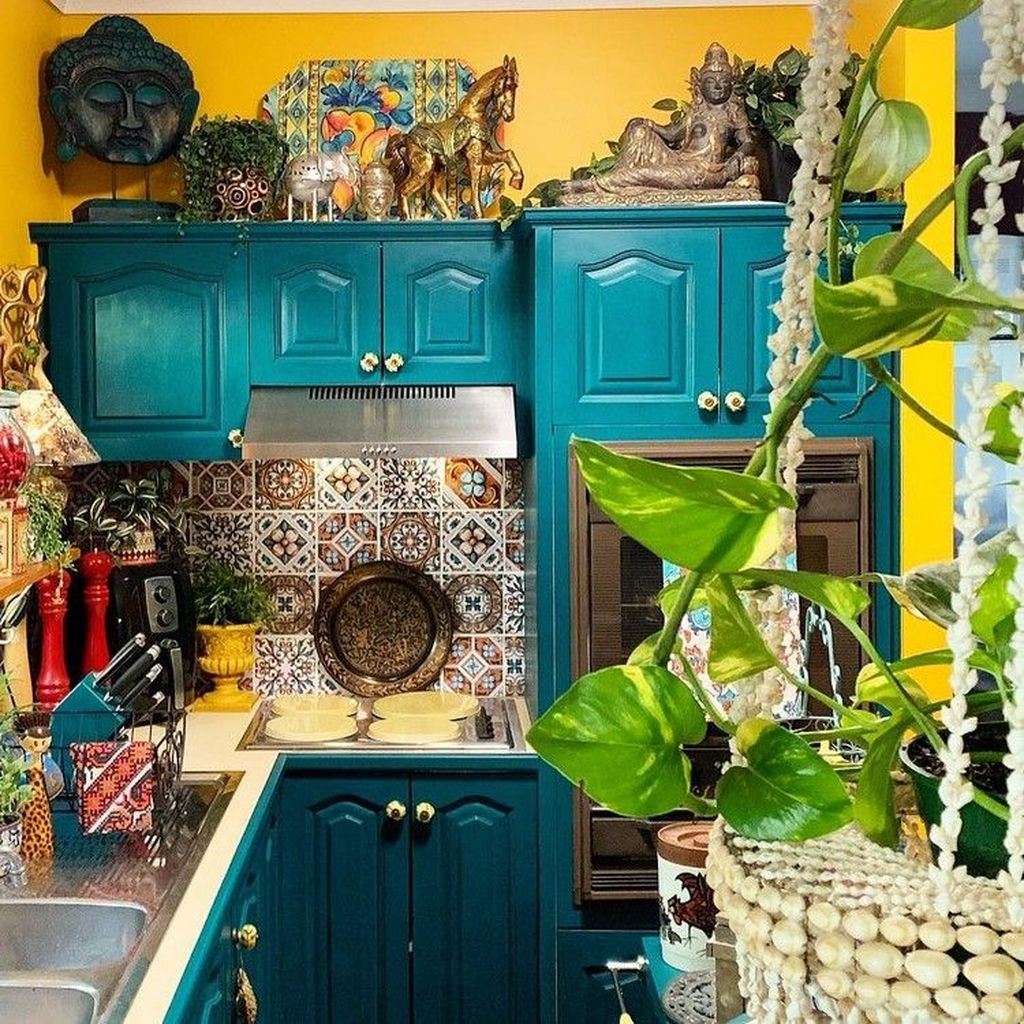 Awesome Bohemian Kitchen Design Ideas For Comfortable Cooking11