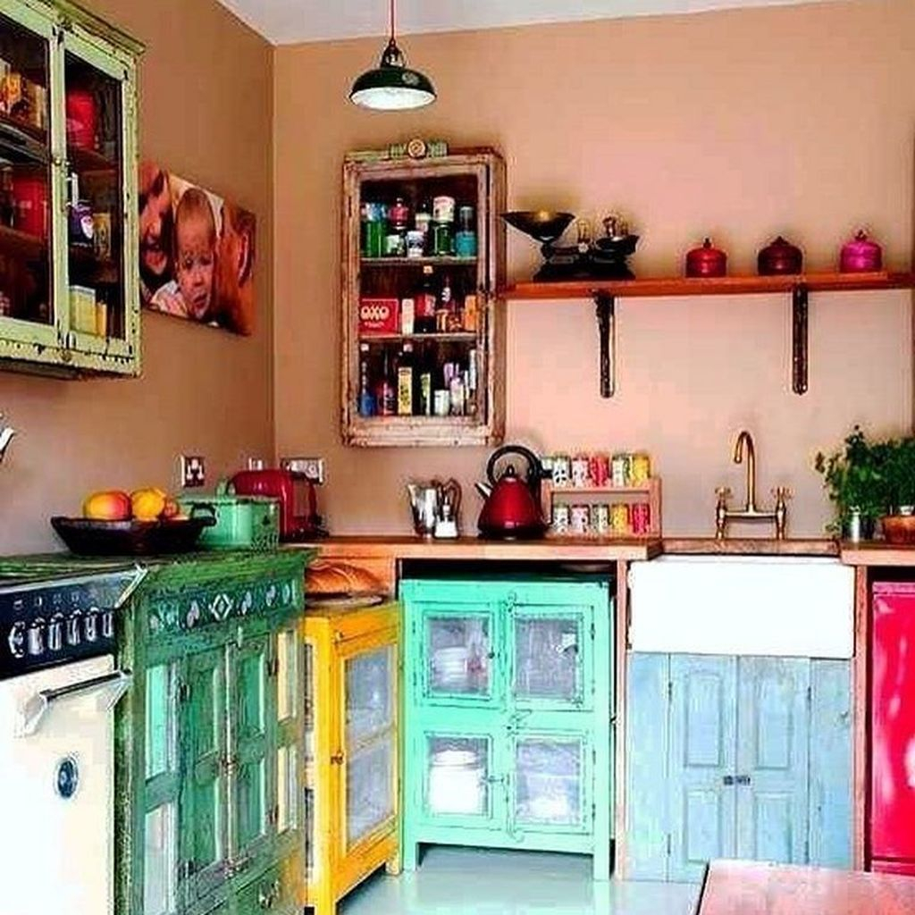 Awesome Bohemian Kitchen Design Ideas For Comfortable Cooking21