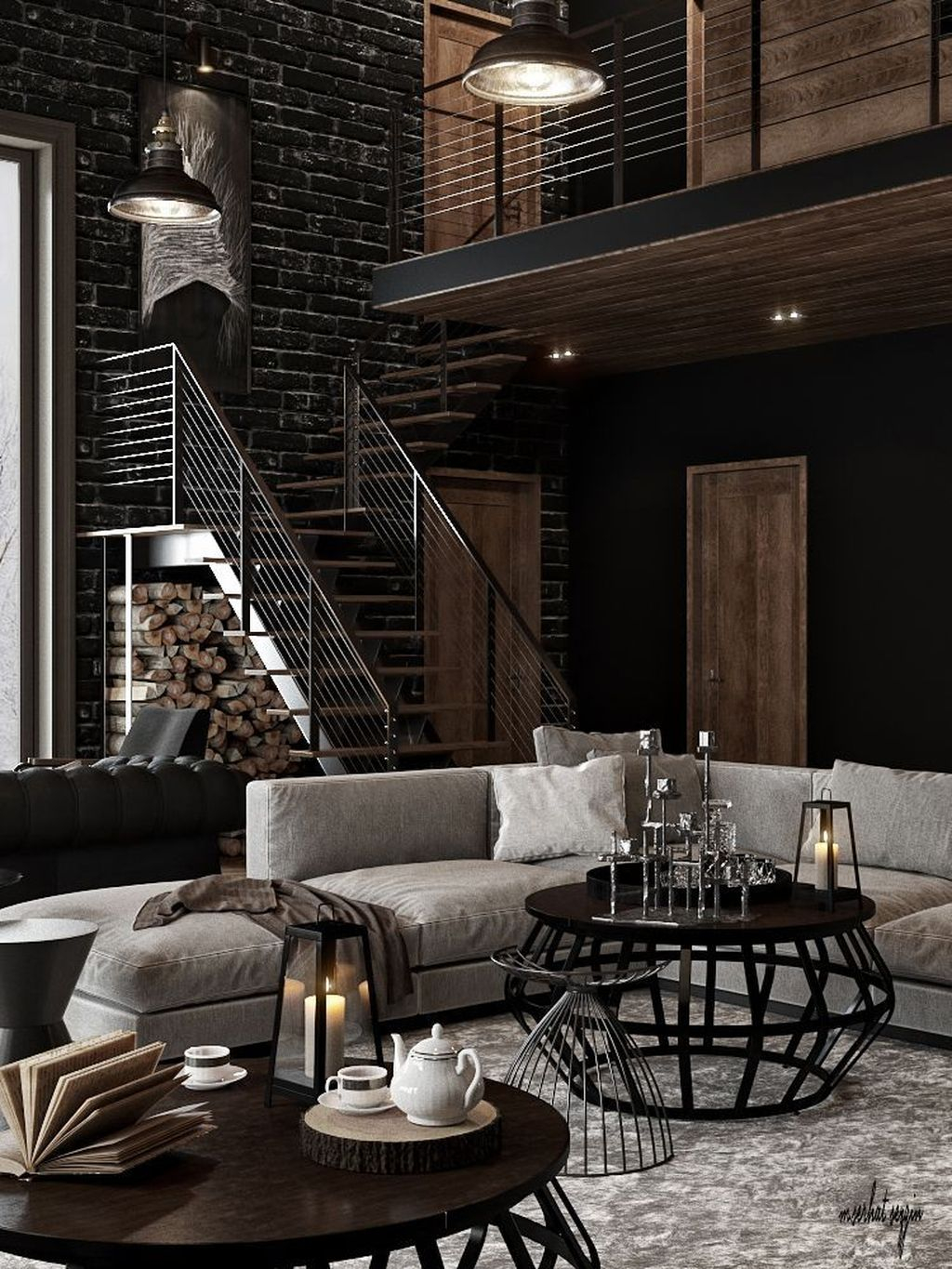 The Best Decorations Industrial Style Living Room That Will Amaze Your Guests42