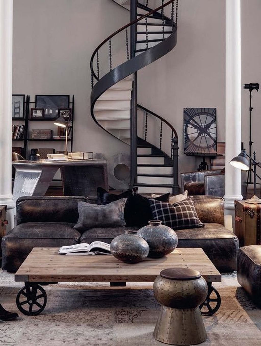 The Best Decorations Industrial Style Living Room That Will Amaze Your Guests44