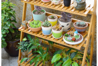 Awesome Diy Plant Shelf Design Ideas To Organize Your Garden21