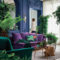 Awesome Living Room Green And Purple Interior Color Ideas22