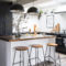 Best Monochrome Kitchen Theme Ideas For Decoration46