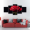 Fabulous Rose Wall Painting Design Ideas For You To Try In Home11