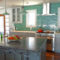 Impressive Gray And Turquoise Color Scheme Ideas For Your Kitchen13