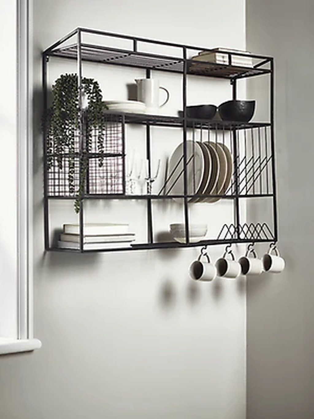 Wonderful Industrial Kitchen Shelf Design Ideas To Organize Your Kitchen21