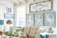 Elegant Coastal Themed Living Room Decorating Ideas25