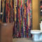 Fabulous Bathroom Design Ideas With Boho Curtains13