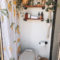 Fabulous Bathroom Design Ideas With Boho Curtains15