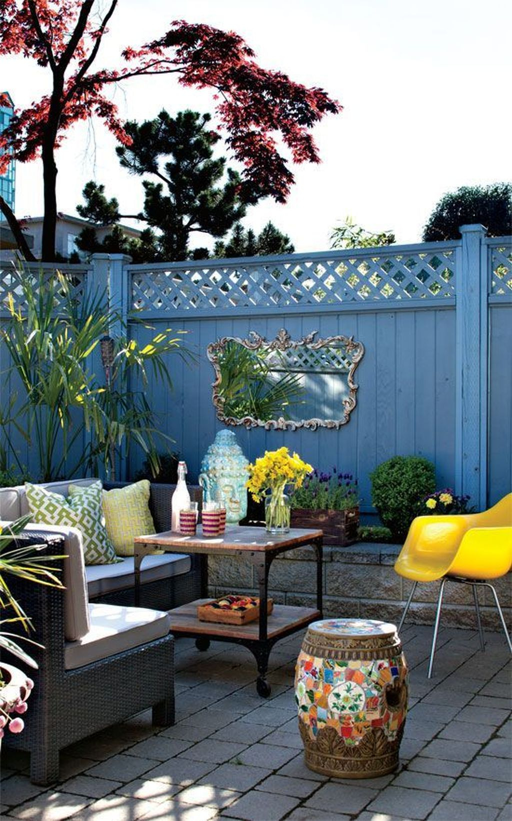 Inspiring Boho Outdoor Decorating Ideas For Backyard39
