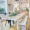 Pretty Farmhouse Table Design Ideas For Kitchen08