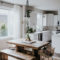 Pretty Farmhouse Table Design Ideas For Kitchen13